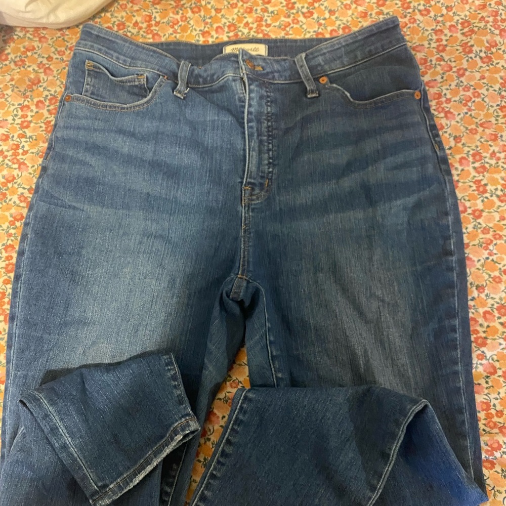 Madewell curvy high-rise skinny crop jeans